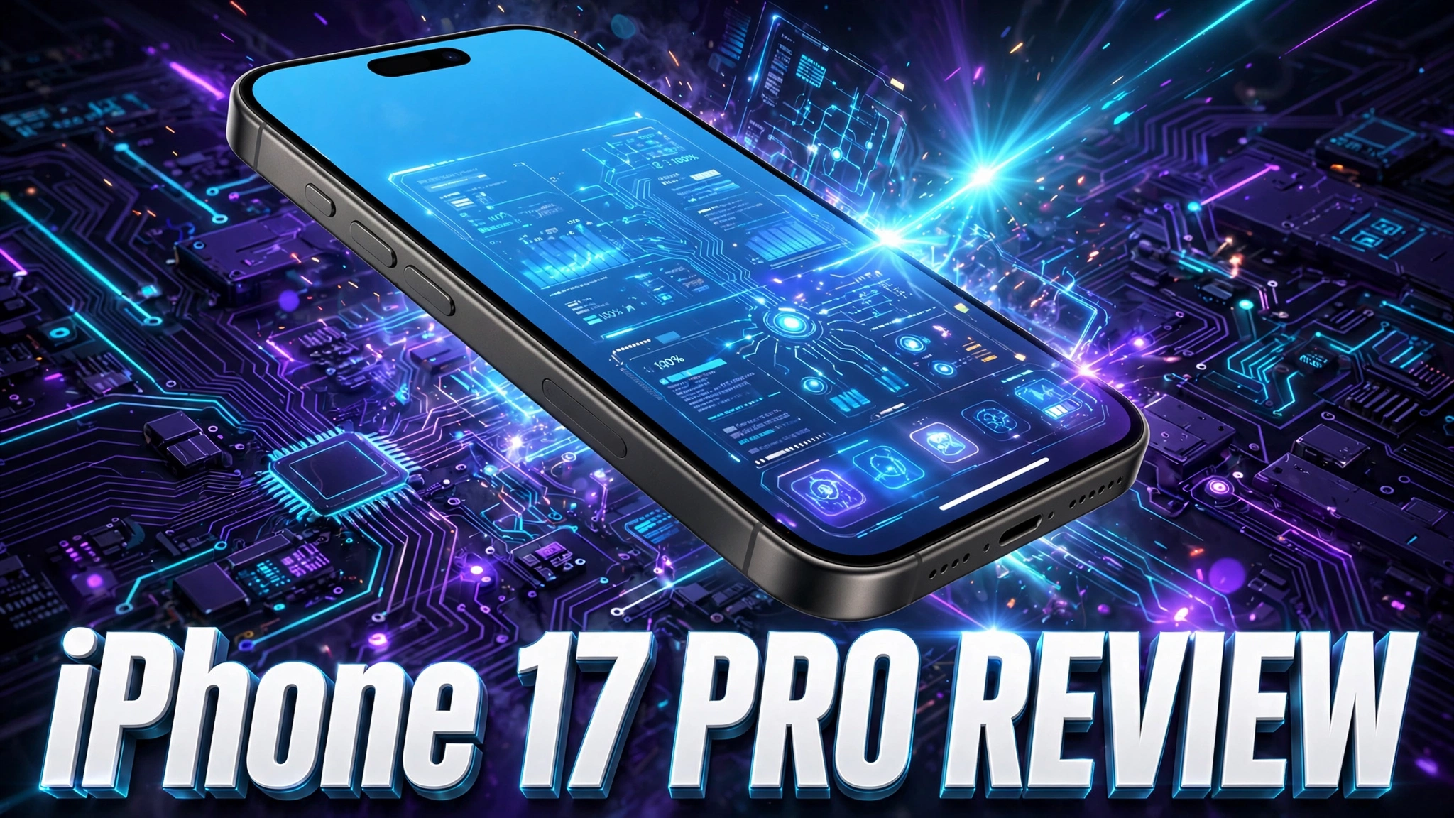 YouTube thumbnail: iPhone 17 Pro Review